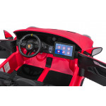 Elektrické autíčko 911 Porsche GT3 STRONG MP4 - dvojmiestne, červené